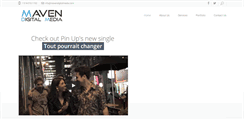 Desktop Screenshot of mavendigitalmedia.com