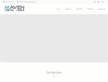 Tablet Screenshot of mavendigitalmedia.com